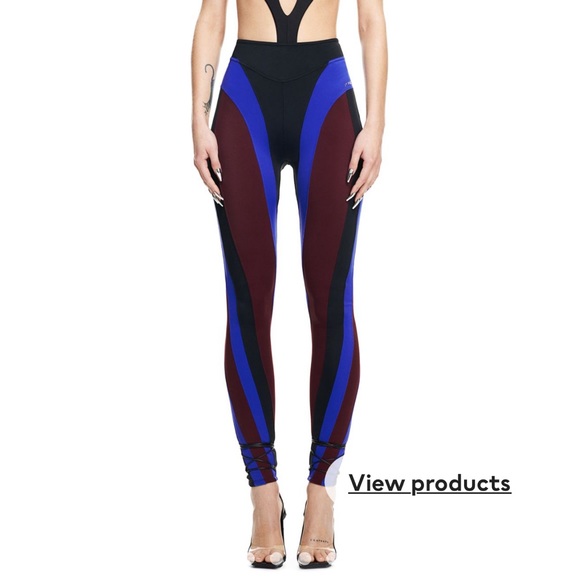 MUGLER SPIRAL PANTS! Sold out everywhere - Picture 2 of 9